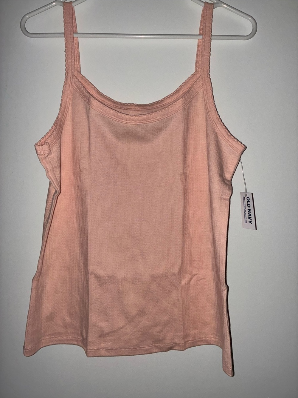 Old Navy Peach Ribbed Camisole Tank